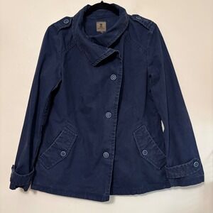 Mousqueton‎ Navy Blue Cotton Utility Jacket Fishermans Style Size 42 M